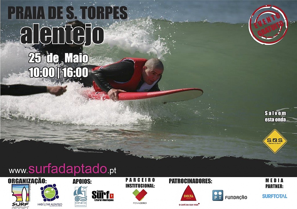 SURFaddict promove evento de surf adaptado na Praia de S. Torpes a 25 de maio