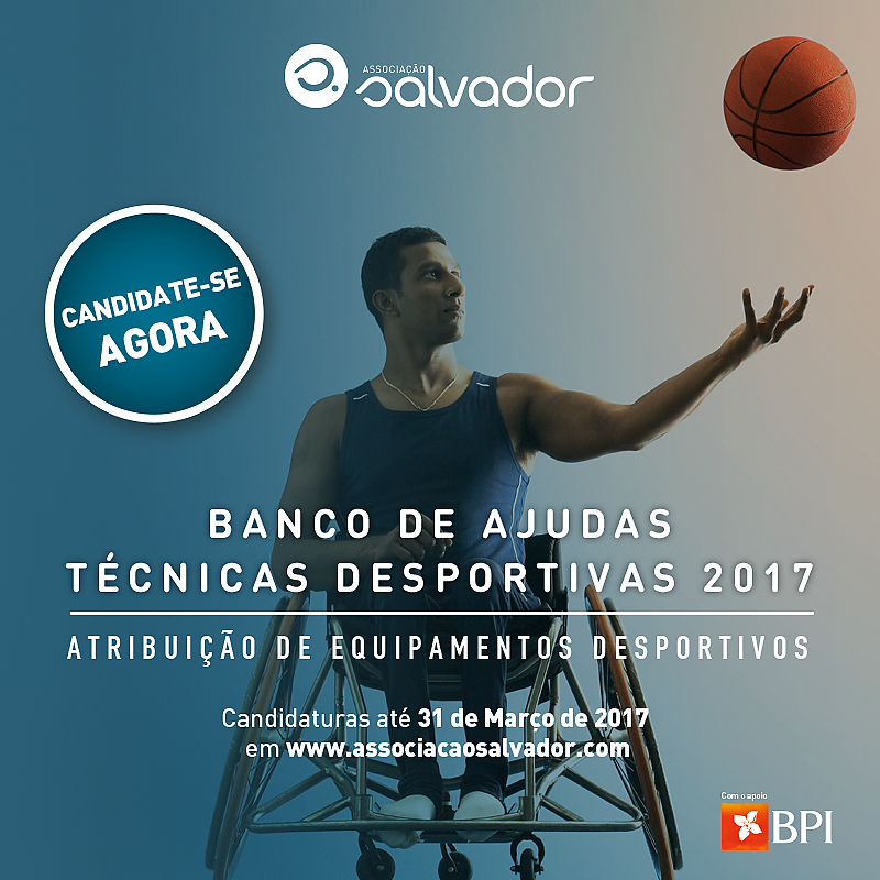 Banco de Ajudas Técnicas Desportivas 2017 - CANDIDATURAS ABERTAS