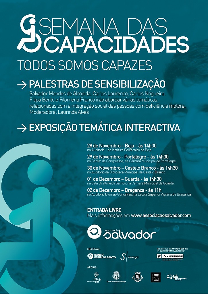 De 28 de Novembro a 2 de Dezembro: Associação Salvador promove “Semana das Capacidades”