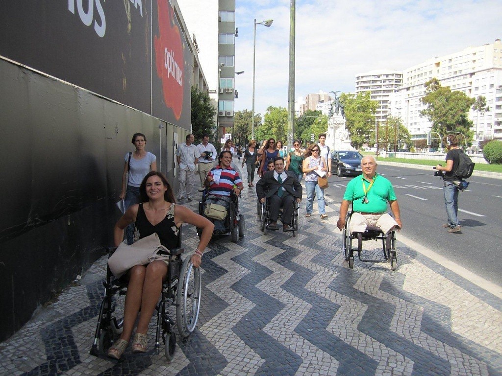Ação de Sensibilização Lisboa (In)acessível decorreu no dia 18 de setembro