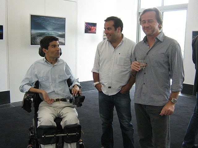 Salvador com Nuno Camilo (fotografo) e José Roquette