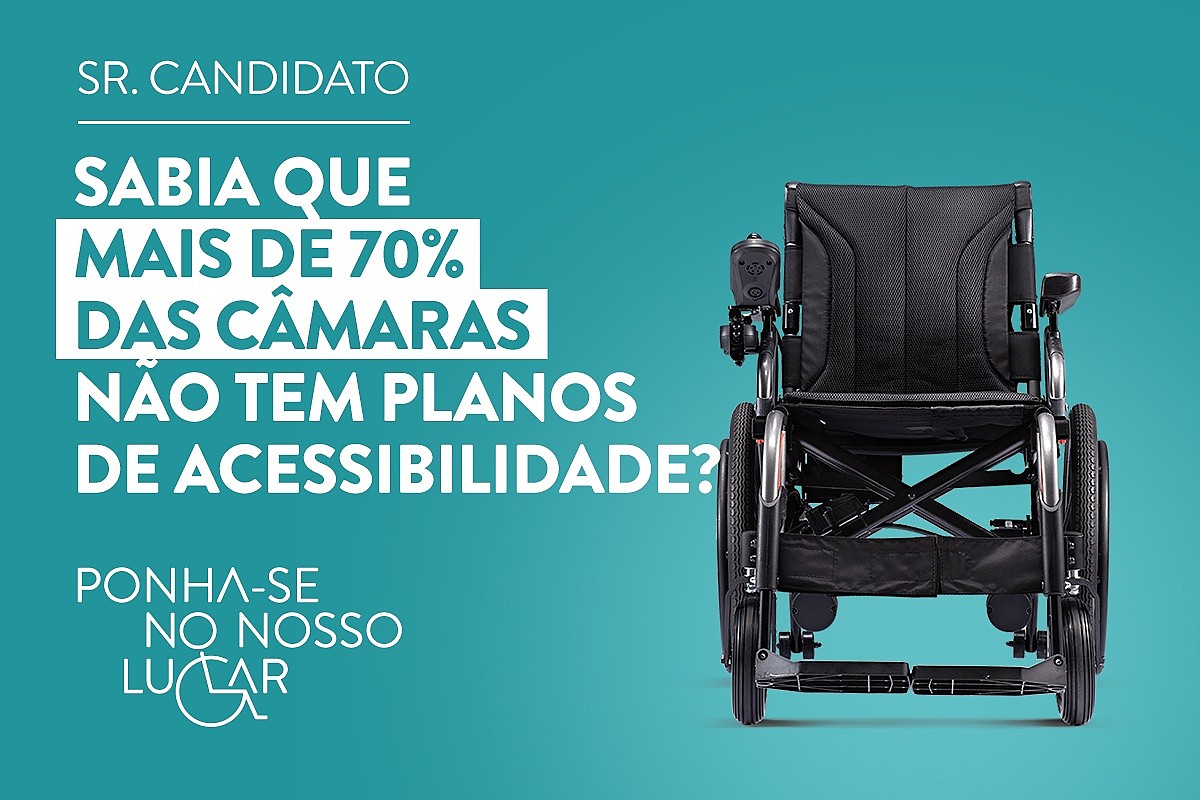 “Ponha-se no nosso lugar” - Associação Salvador alerta candidatos autárquicos para problemas de acessibilidades