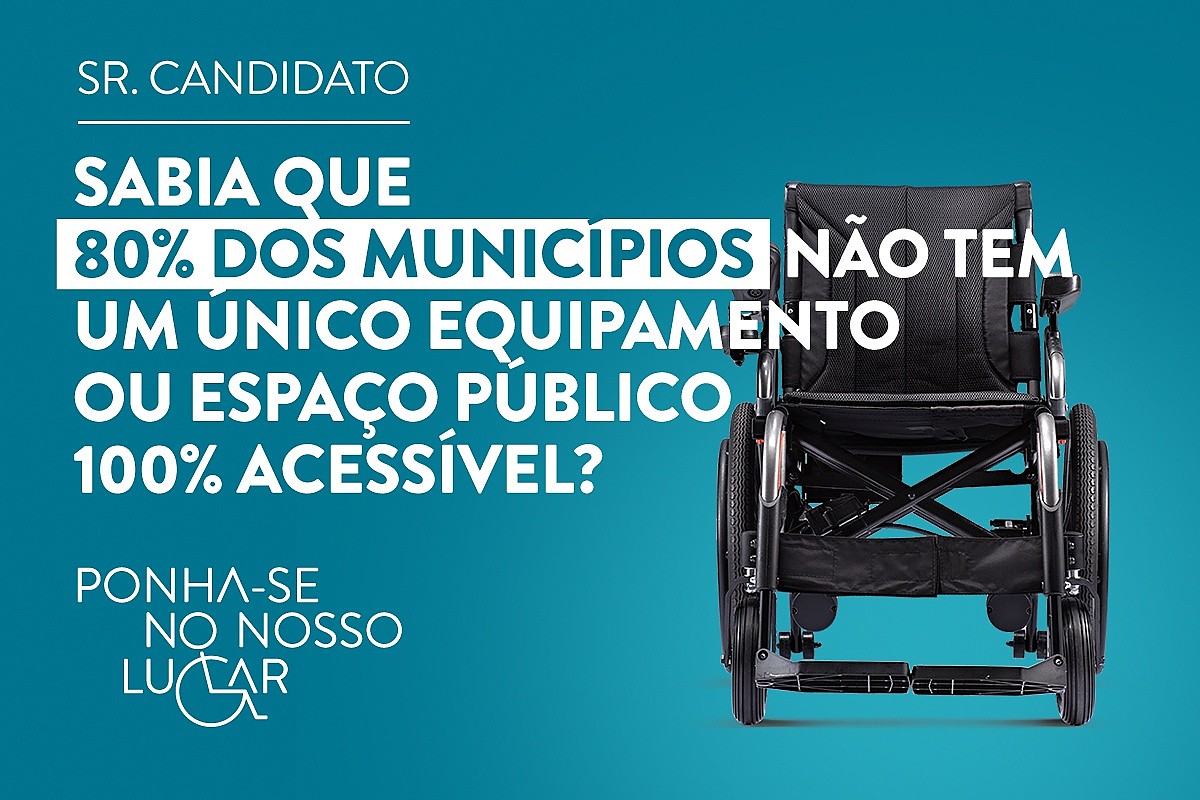 “Ponha-se no nosso lugar” - Associação Salvador alerta candidatos autárquicos para problemas de acessibilidades