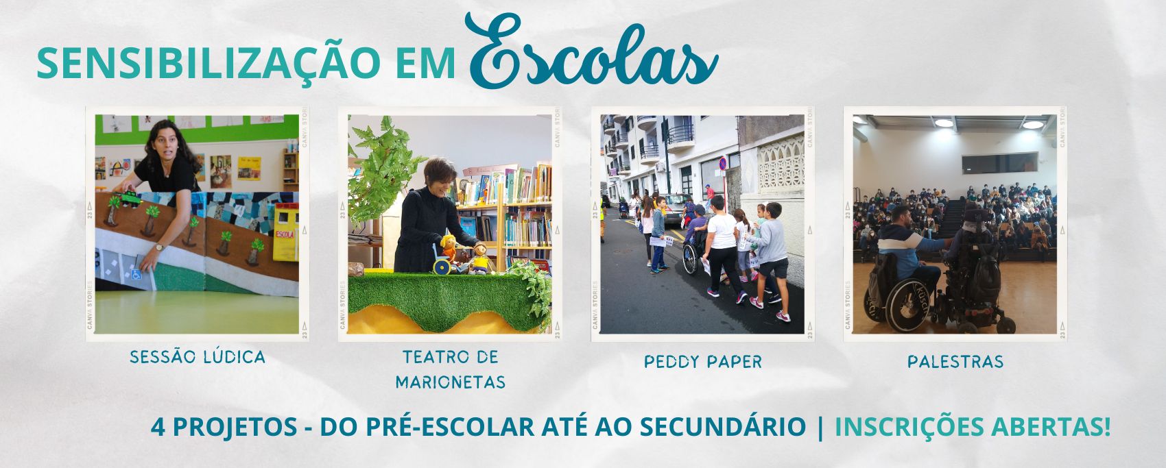 Projeto Escolas Homepage
